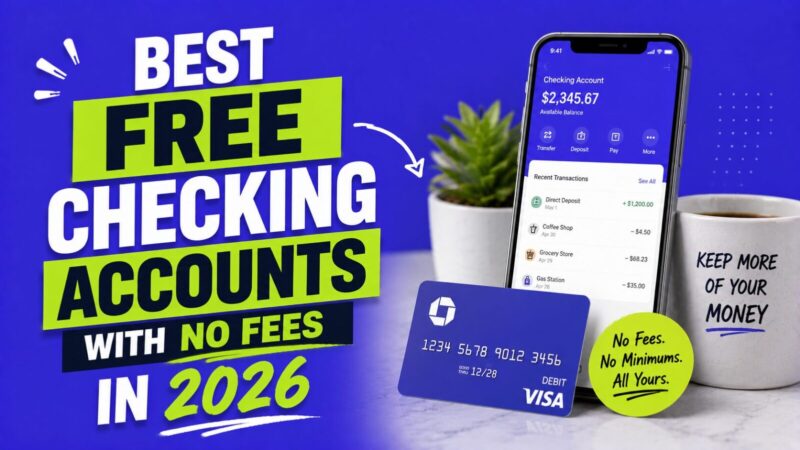 Best Free Checking Accounts with No Fees in 2026