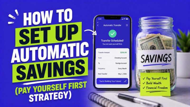 How to Set Up Automatic Savings (Pay Yourself First Strategy)