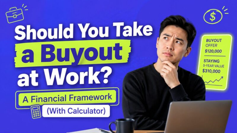 Should You Take a Buyout at Work? A Financial Framework (With Calculator)