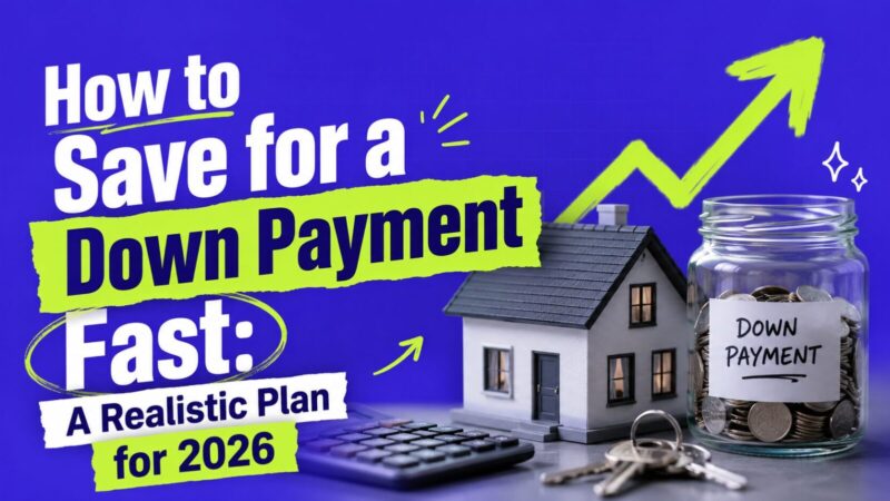 How to Save for a Down Payment Fast: A Realistic Plan for 2026