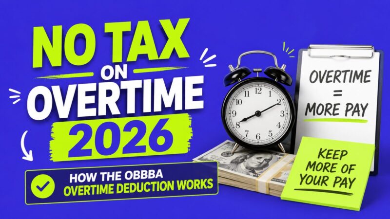 No Tax on Overtime 2026: How the OBBBA Overtime Deduction Works