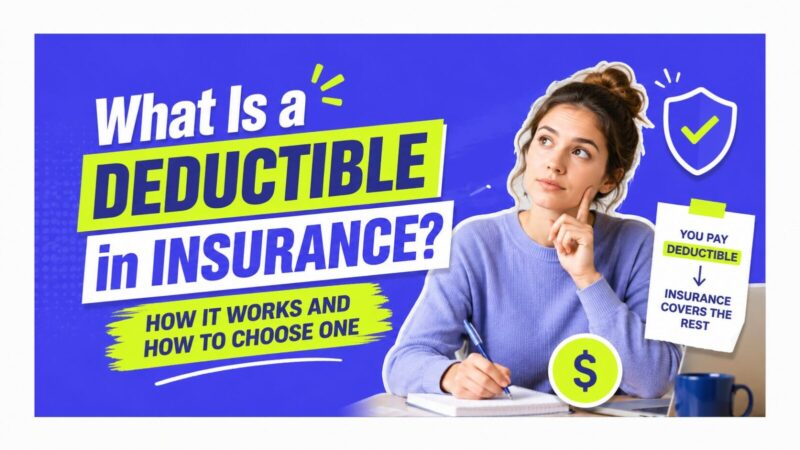 What Is a Deductible in Insurance? How It Works and How to Choose One