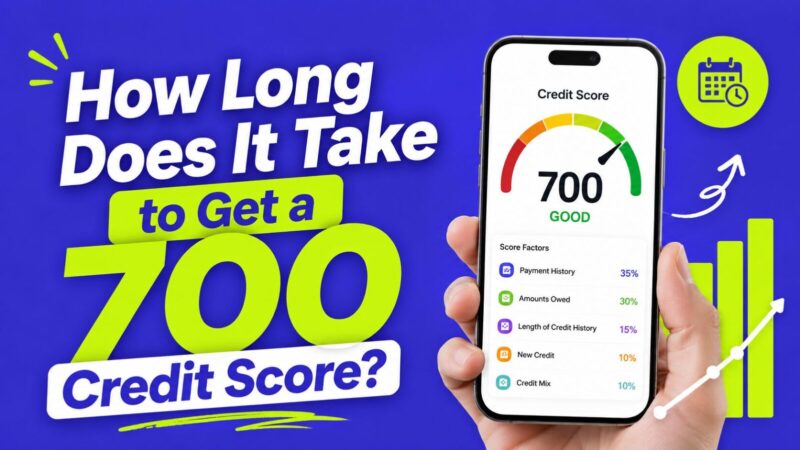How Long Does It Take to Get a 700 Credit Score?