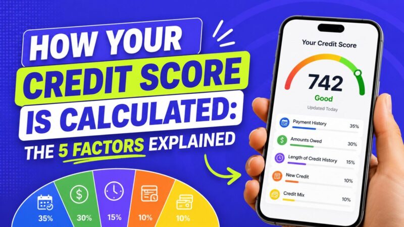 How Your Credit Score Is Calculated: The 5 Factors Explained