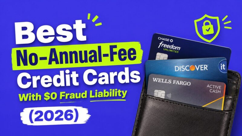 Best No-Annual-Fee Credit Cards With $0 Fraud Liability (2026)