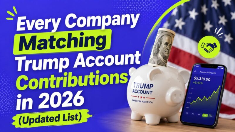 Every Company Matching Trump Account Contributions in 2026 (Updated List)