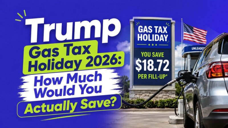 Trump Gas Tax Holiday 2026: How Much Would You Actually Save?