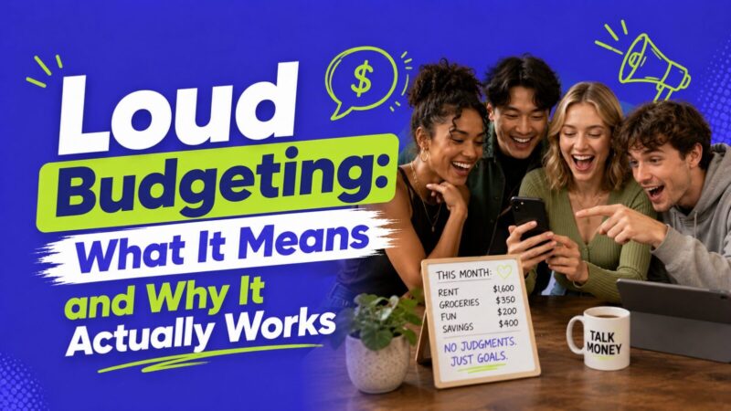 Loud Budgeting: What It Means and Why It Actually Works