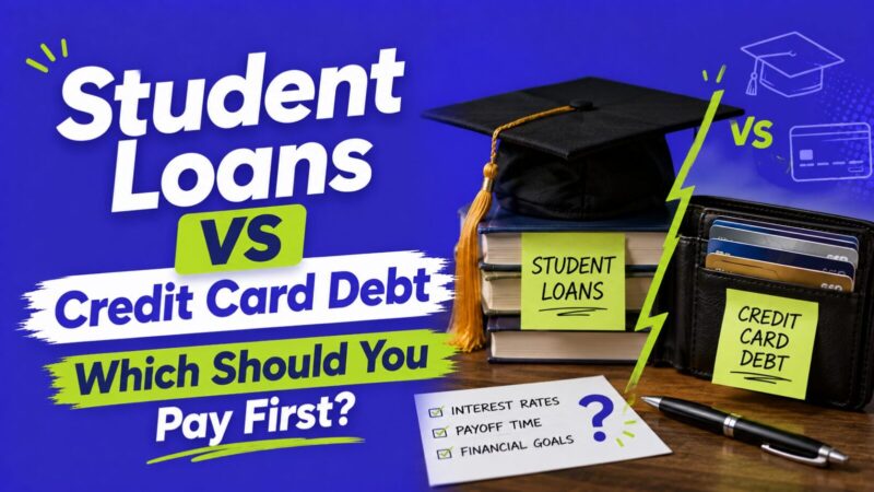Student Loans vs Credit Card Debt: Which Should You Pay First?