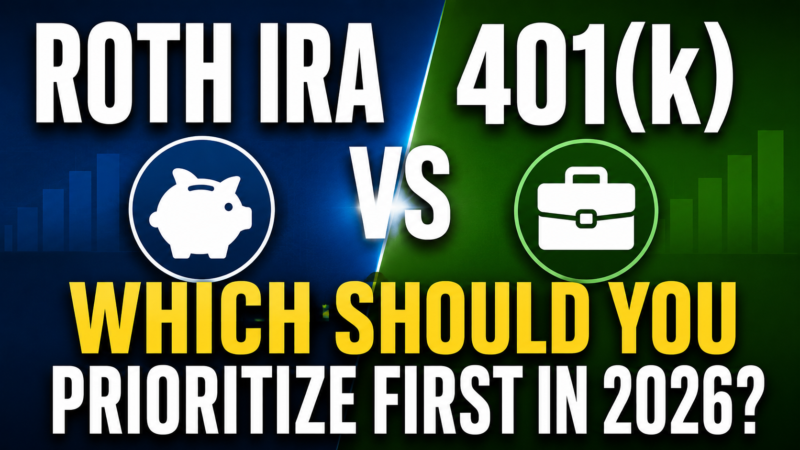 Roth IRA vs 401(k): Which Should You Prioritize First in 2026?