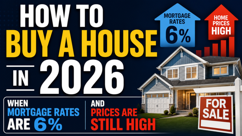 How to Buy a House in 2026 When Mortgage Rates Are 6% and Prices Are Still High