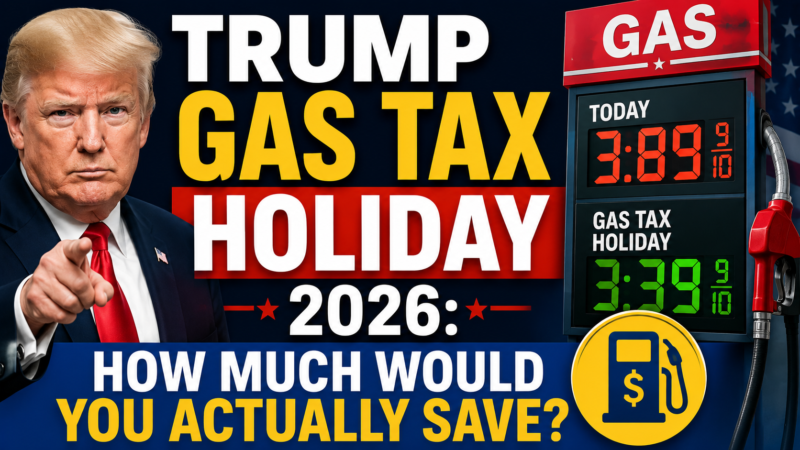 Trump Gas Tax Holiday 2026: How Much Would You Actually Save?