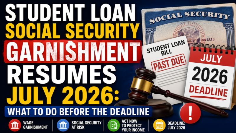 Student Loan Social Security Garnishment Resumes July 2026: What to Do Before the Deadline