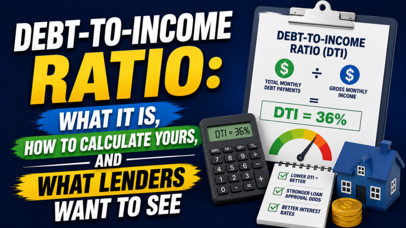 Debt-to-Income Ratio: What It Is, How to Calculate Yours, and What Lenders Want to See