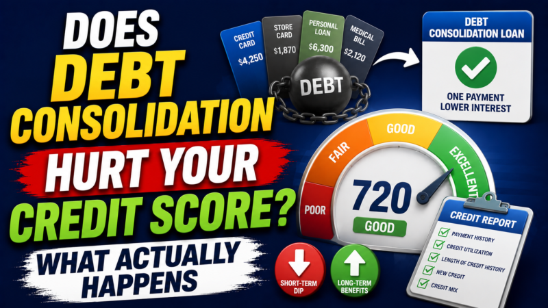 Does Debt Consolidation Hurt Your Credit Score? What Actually Happens
