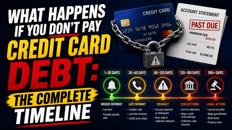 What Happens If You Don't Pay Credit Card Debt: The Complete Timeline