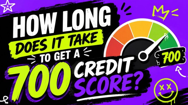 How Long Does It Take to Get a 700 Credit Score?