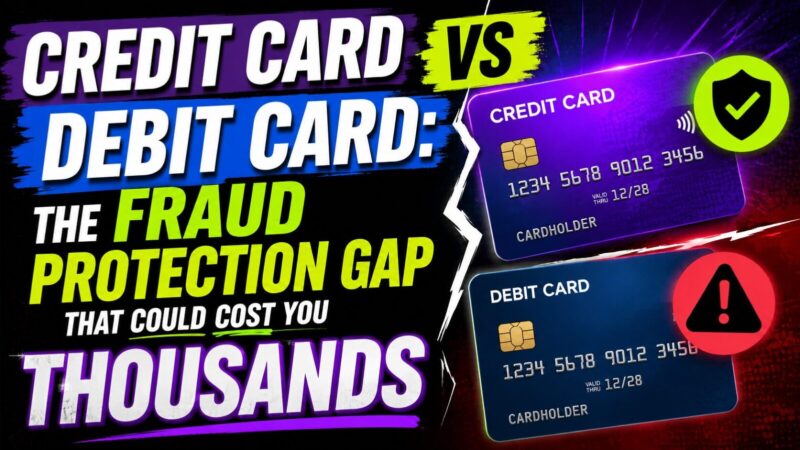 Credit Card vs Debit Card: The Fraud Protection Gap That Could Cost You Thousands