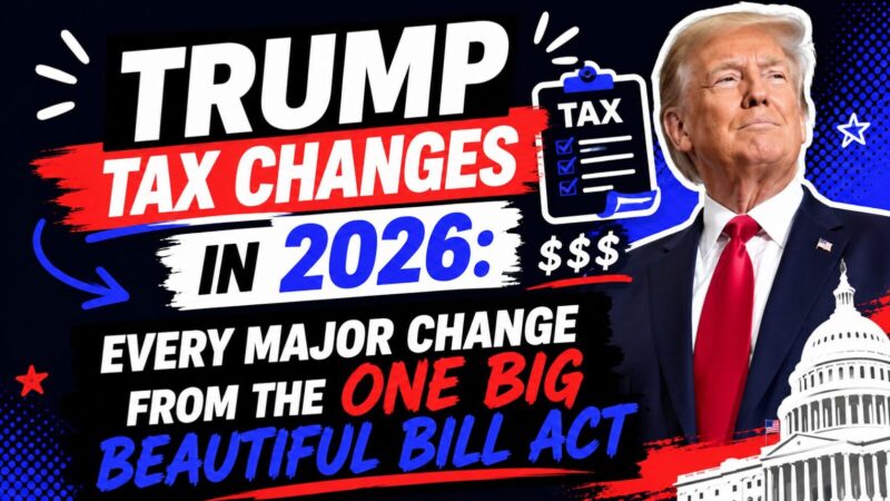 Trump Tax Changes in 2026: Every Major Change from the One Big Beautiful Bill Act