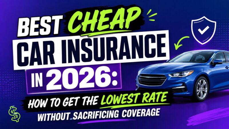 Best Cheap Car Insurance in 2026: How to Get the Lowest Rate Without Sacrificing Coverage