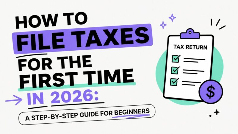 How to File Taxes for the First Time in 2026: A Step-by-Step Guide for Beginners