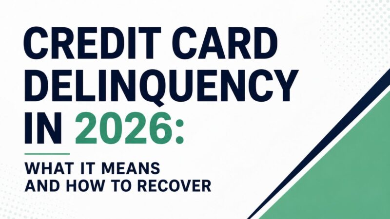 Credit Card Delinquency in 2026: What It Means and How to Recover