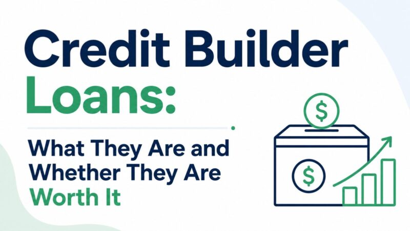 Credit Builder Loans: What They Are and Whether They Are Worth It