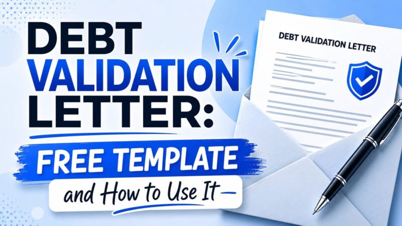 Debt Validation Letter: Free Template and How to Use It