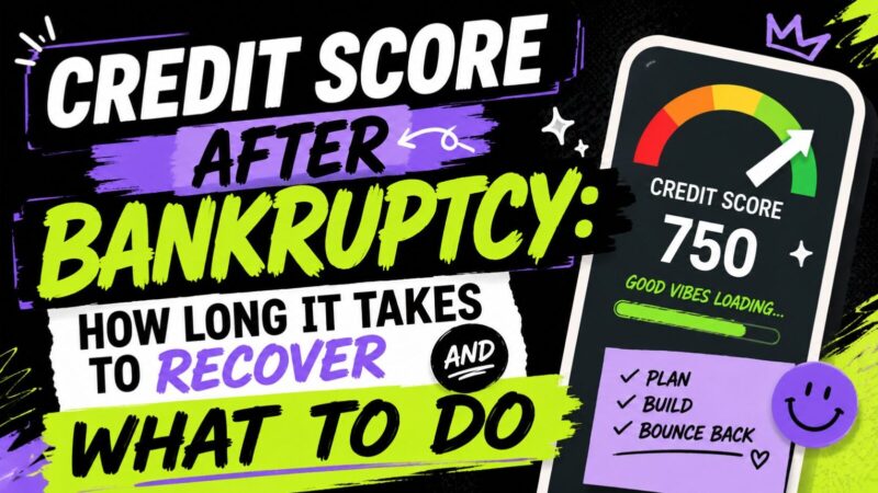 Credit Score After Bankruptcy: How Long It Takes to Recover and What to Do