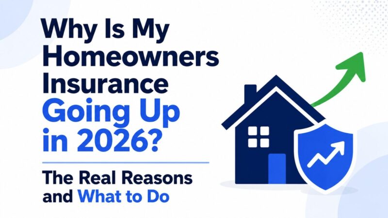 Why Is My Homeowners Insurance Going Up in 2026? The Real Reasons and What to Do