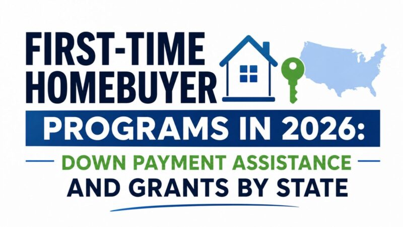 First-Time Homebuyer Programs in 2026: Down Payment Assistance and Grants by State