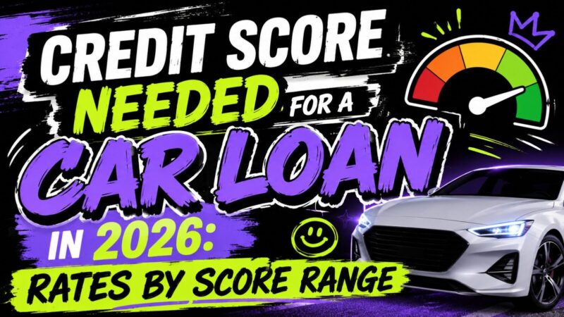 Credit Score Needed for a Car Loan in 2026: Rates by Score Range
