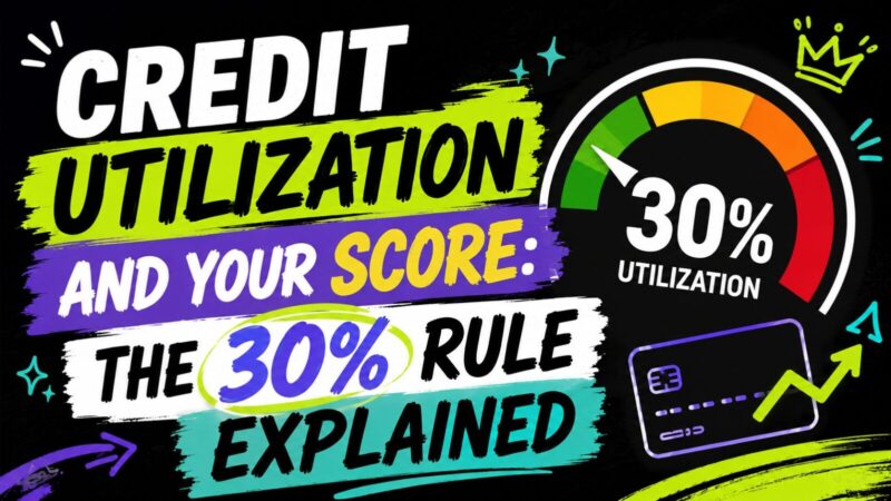 Credit Utilization and Your Score: The 30% Rule Explained