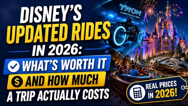 Disney's Updated Rides in 2026: What's Worth It and How Much a Trip Actually Costs