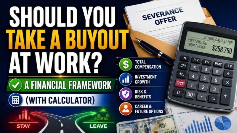 Should You Take a Buyout at Work? A Financial Framework (With Calculator)