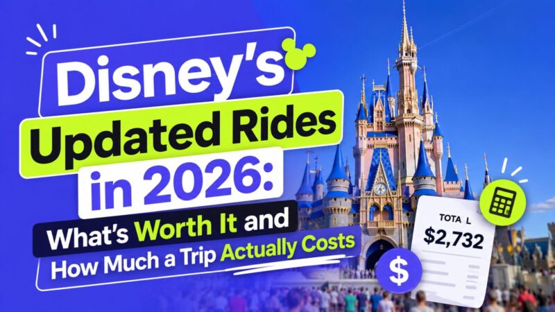 Disney's Updated Rides in 2026: What's Worth It and How Much a Trip Actually Costs