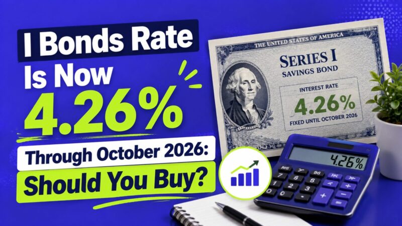 I Bonds Rate Is Now 4.26% Through October 2026: Should You Buy?