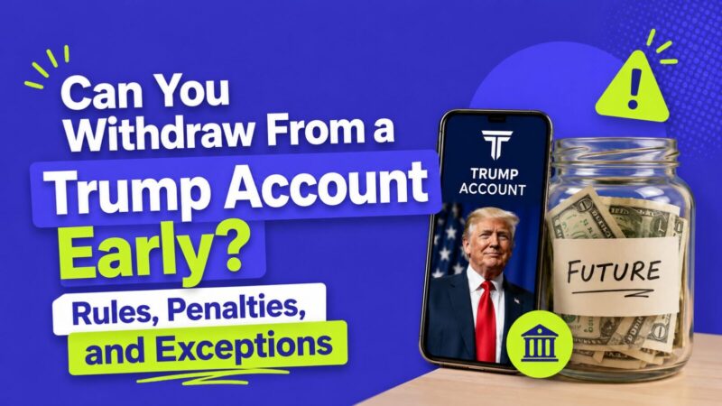 Can You Withdraw From a Trump Account Early? Rules, Penalties, and Exceptions