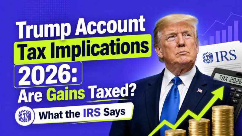 Trump Account Tax Implications 2026: Are Gains Taxed? What the IRS Says