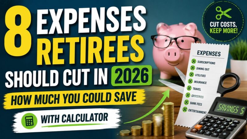 8 Expenses Retirees Should Cut in 2026: How Much You Could Save (With Calculator)