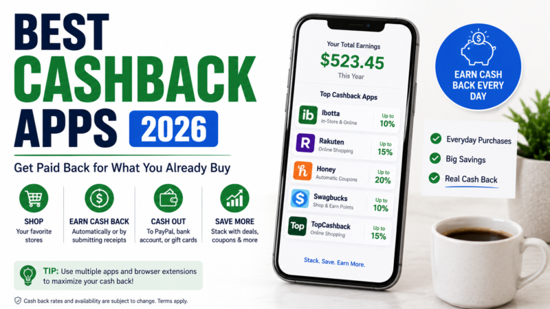 Best Cashback Apps and Browser Extensions in 2026