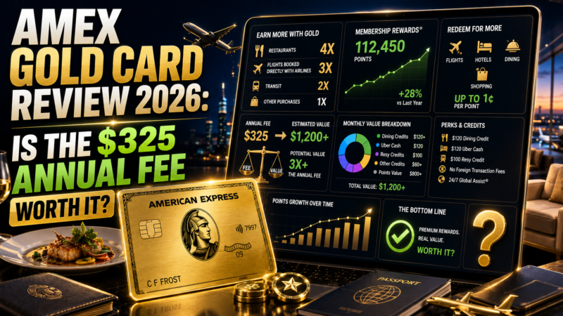 Amex Gold Card Review 2026: Is the $325 Annual Fee Worth It?