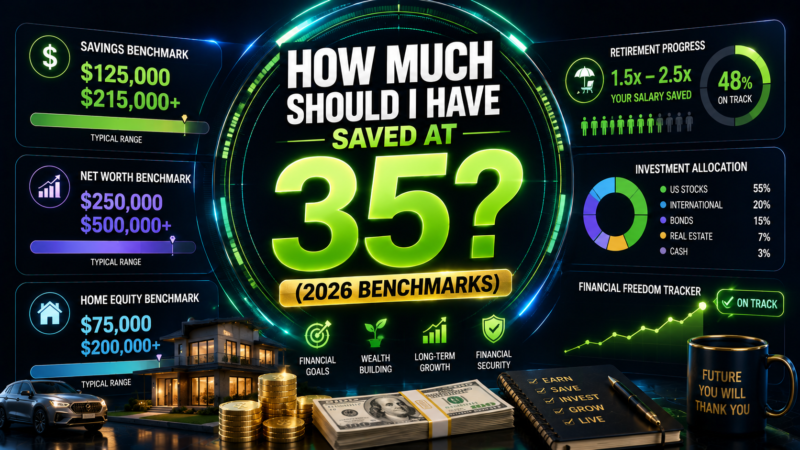 How Much Should I Have Saved at 35? (2026 Benchmarks)