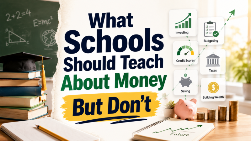 What Schools Should Teach About Money But Don't