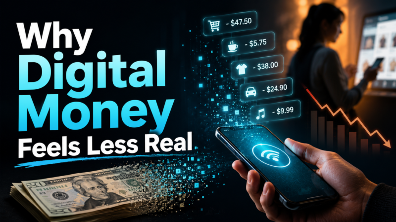 Why Digital Money Feels Less Real (And What It's Doing to Your Spending)