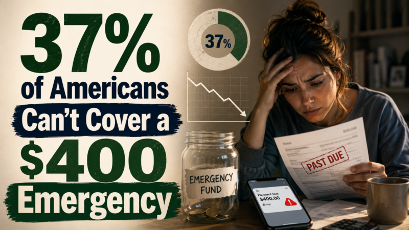 37% of Americans Can't Cover a $400 Emergency. Here's What Harvard Researchers Say to Do