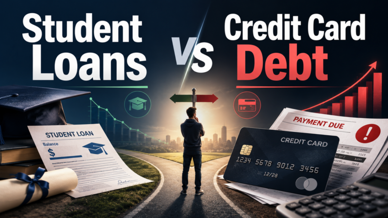 Student Loans vs Credit Card Debt: Which Should You Pay First?