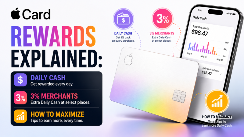 Apple Card Rewards Explained: Daily Cash, 3% Merchants & How to Maximize