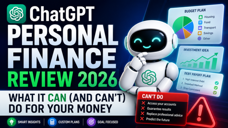 ChatGPT Personal Finance Review 2026: What It Can (and Can't) Do for Your Money