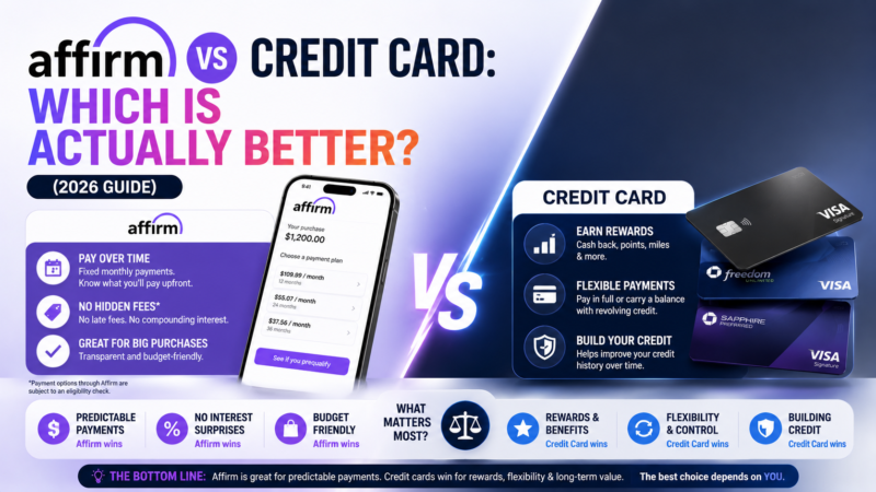 Affirm vs Credit Card: Which Is Actually Better? (2026 Guide)